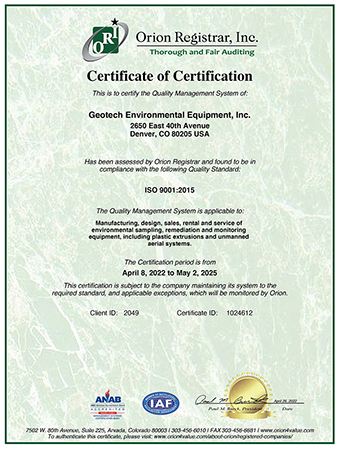ISO 9001.2015 Certificate