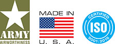 Army Airworthiness-Made In USA-Certified ISO 9001:2015